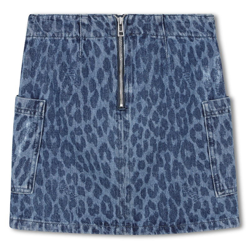 Zadig & Voltaire Voltaire Leopard Print Denim Skirt Skipper & Scout 