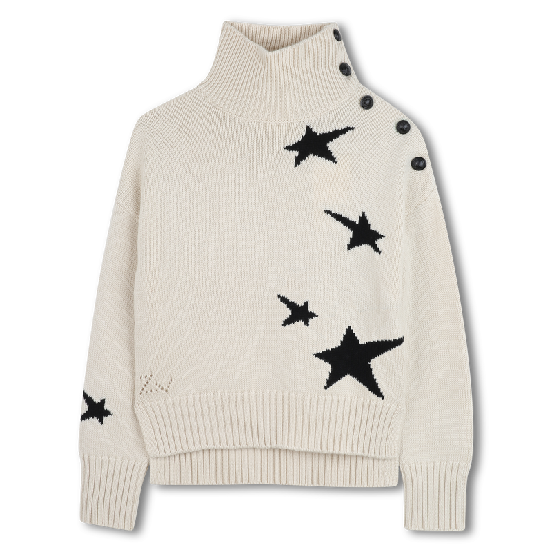 Zadig & Voltaire Stars Button Shoulder Pullover Skipper & Scout 