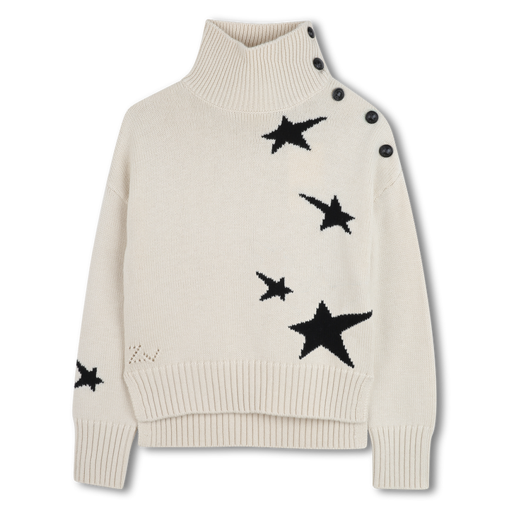 Zadig & Voltaire Stars Button Shoulder Pullover Skipper & Scout 