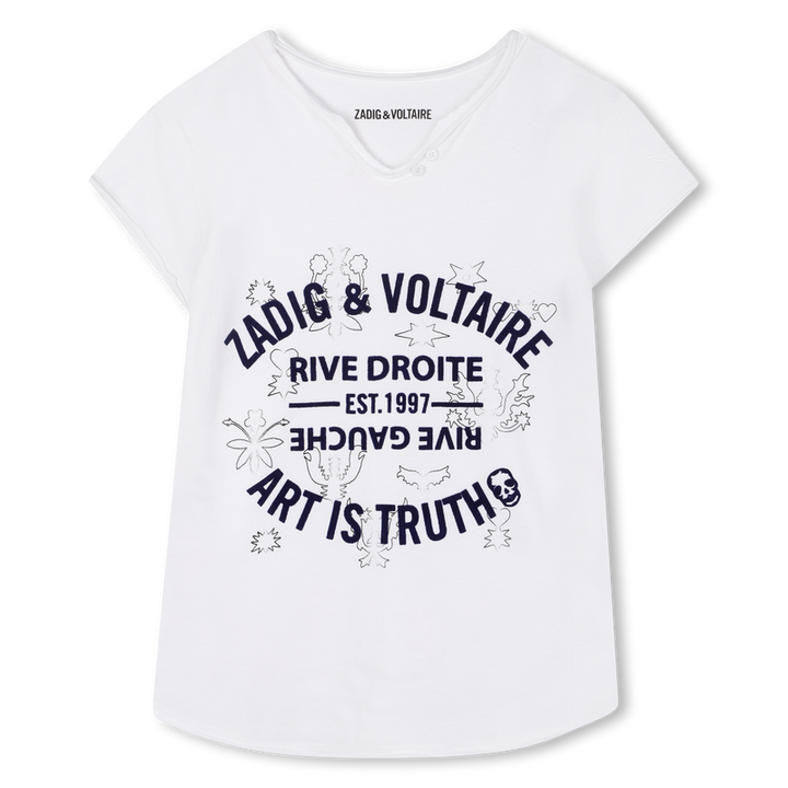 Zadig & Voltaire Art is Truth Logo Tee Skipper & Scout 