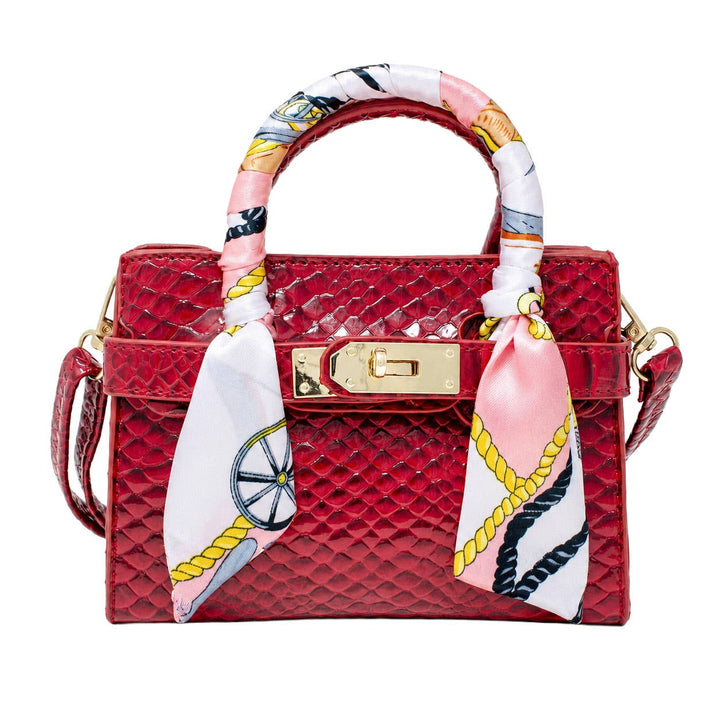 Tiny Treats Crocodile Scarf Handbag