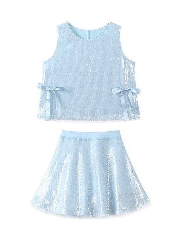 Lola & the Boys Sequin Bow Set