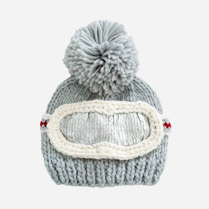 The Blueberry Hill Ski Goggles Beanie Bowie Grey
