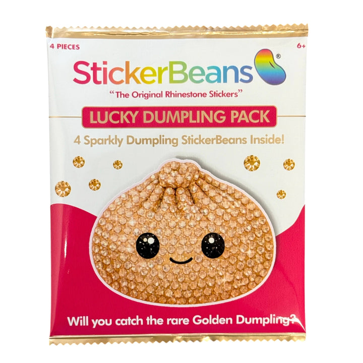 Surprise Dumpling Sticker Pack - 4 Stickers Included