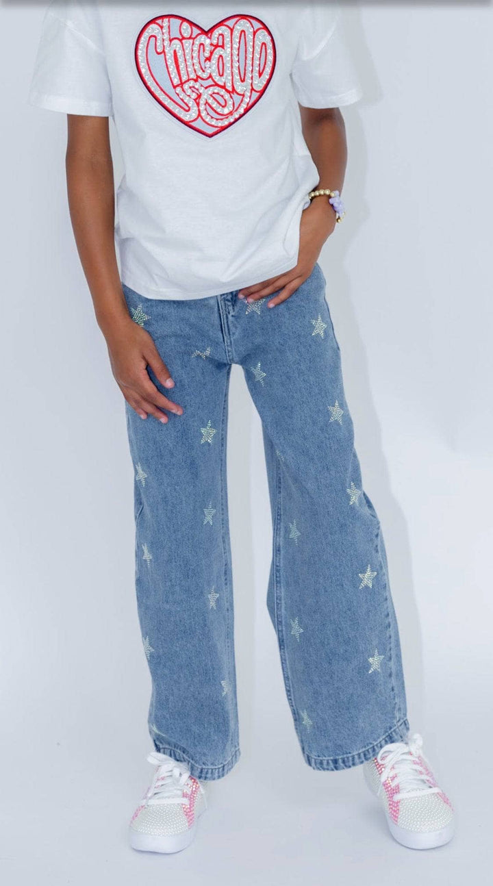 Lola & The Boys Crystal Stars Jeans Skipper & Scout 