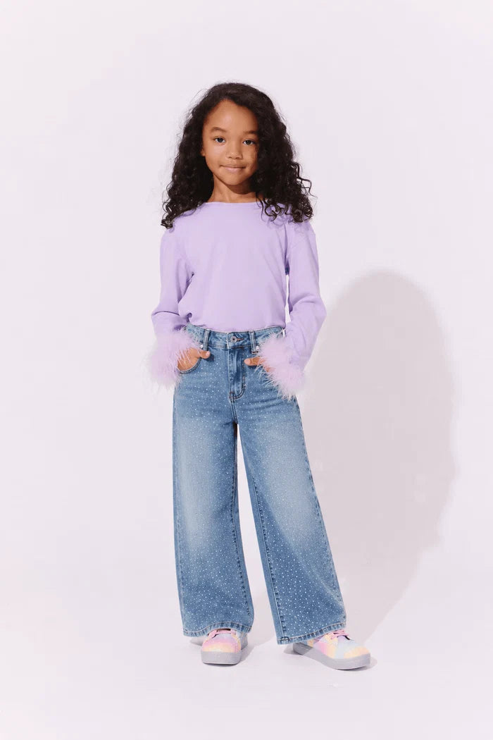 Lola & the Boys Sparkle Sweatpant Jeans