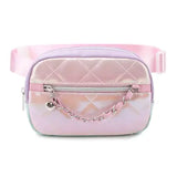 OMG Metallic Quilted Fanny Pack