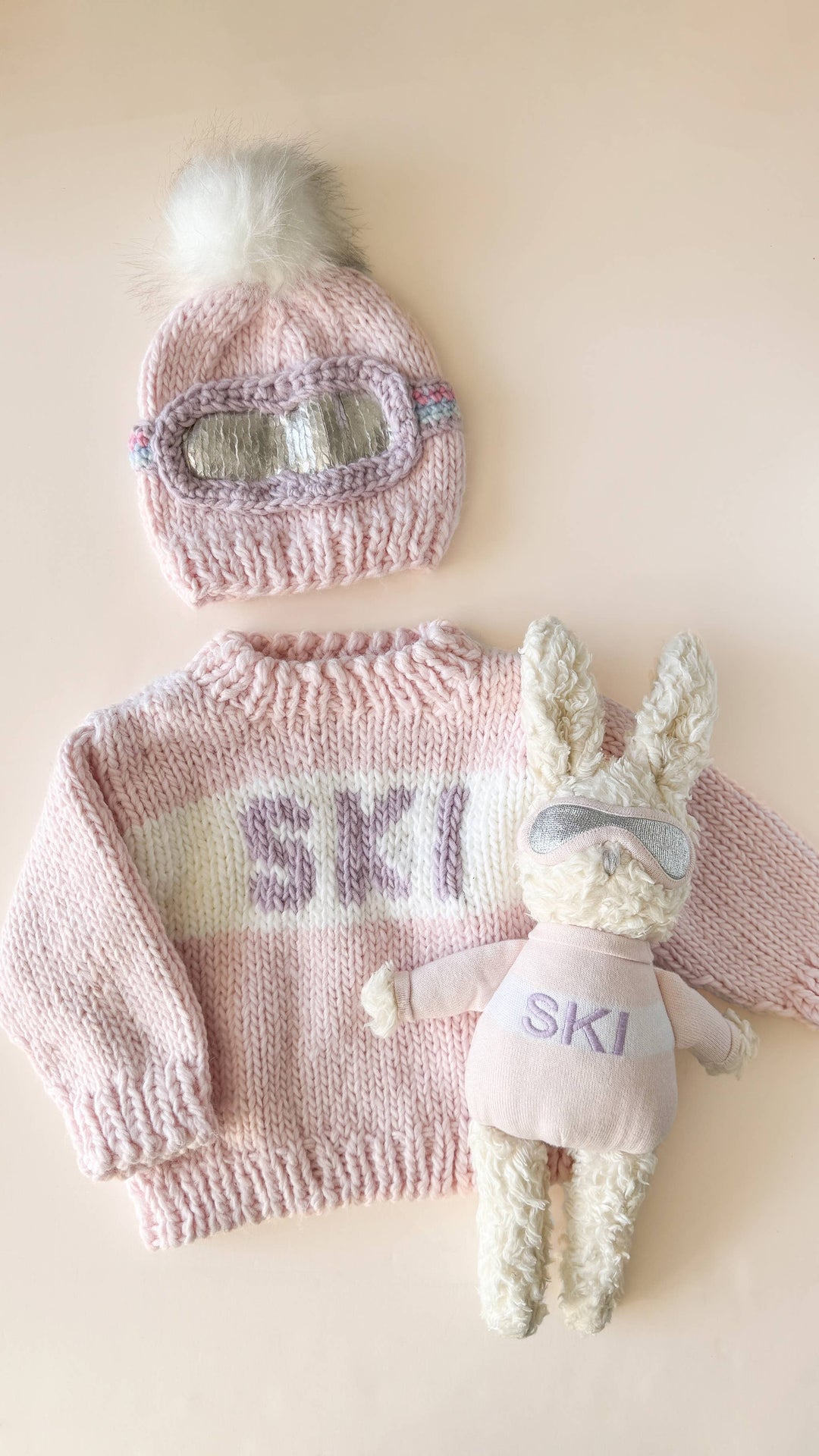 The Blueberry Hill Ski Sweater Baby Pink