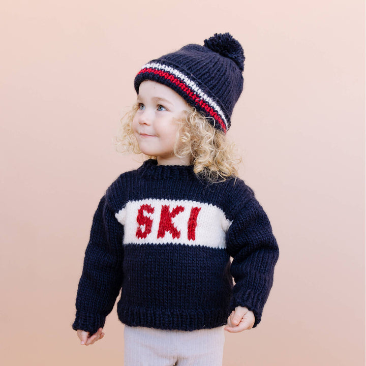The Blueberry Hill Ski Sweater Navy