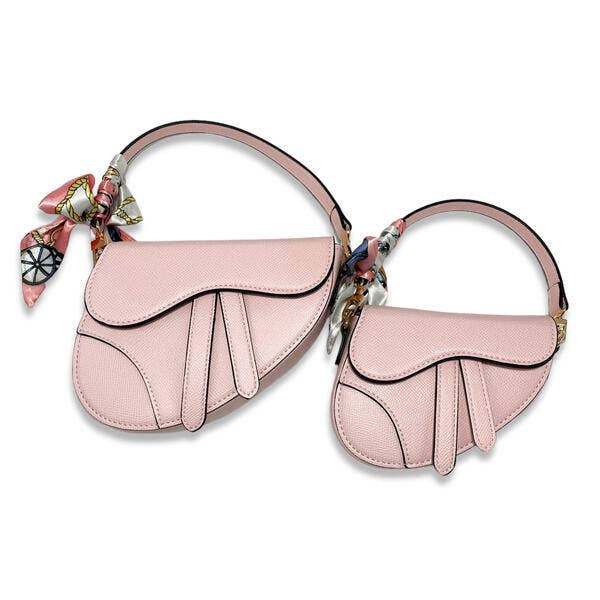 Doe a Dear Saddle Purse w/ Scarf