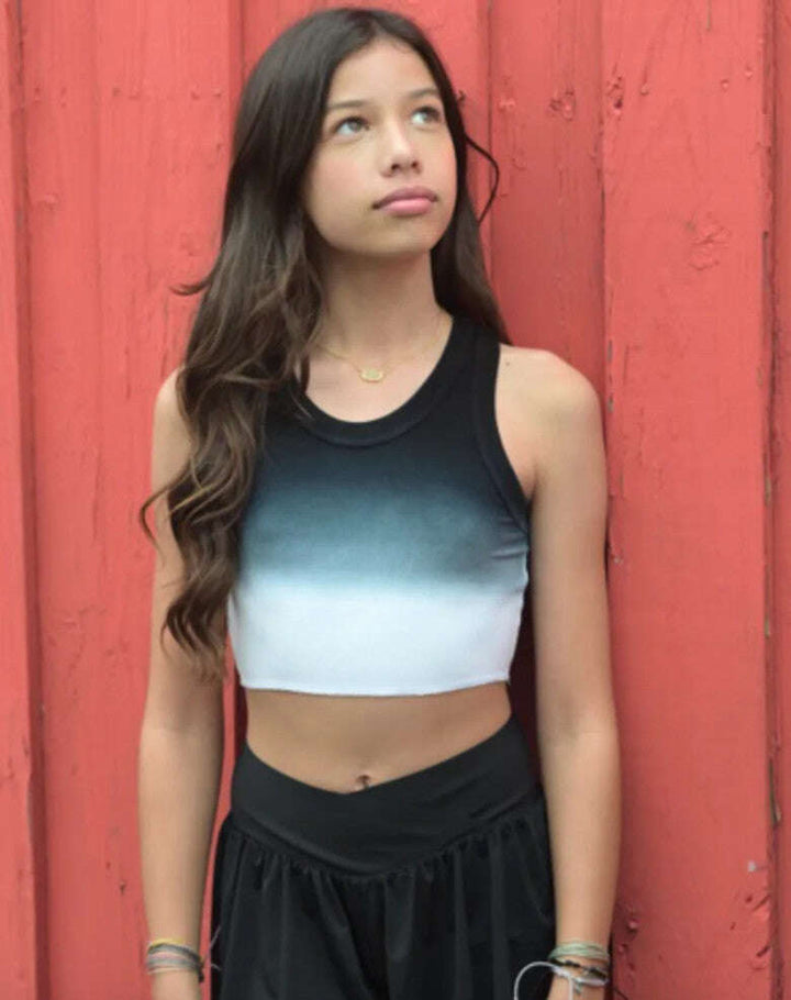 KatieJNYC Livi Ribbed Cropped Tank Skipper & Scout 