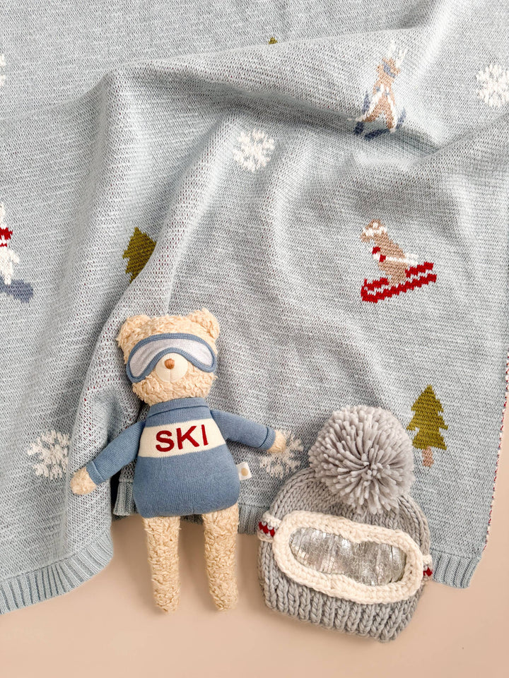 The Blueberry Hill Plush Ski Bear
