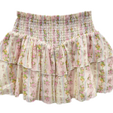 KatieJNYC Brooke Skirt - woflow - Shabby Floral Stripe