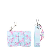 OMG Quilted Scrunchies Coin Purse Keychain Set