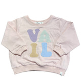 Oh Baby! Vail Sweatshirt - Pale Pink