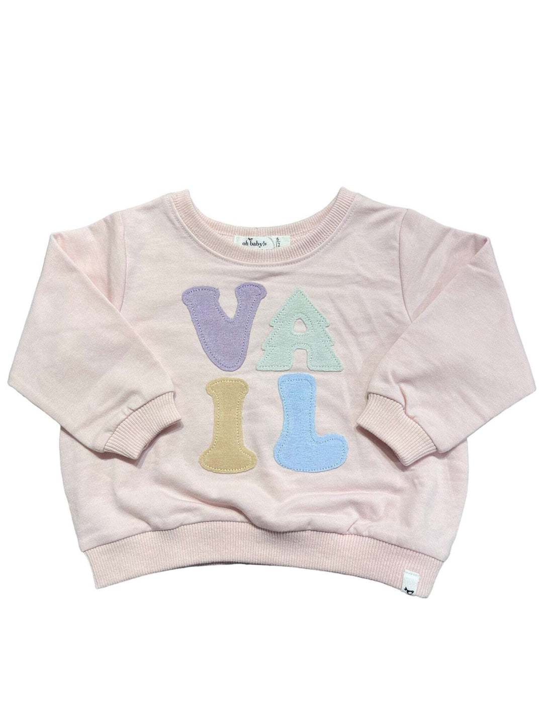 Oh Baby! Vail Sweatshirt - Pale Pink Skipper & Scout 