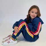 Lola & the Boys Sequin Hoodie Tracksuit