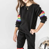 Lola & The Boys Rainbow Sequin Set