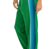 Aviator Nation 5-Stripe Sweatpants - Kelly Green/Blue