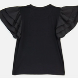 KatiejNYC Erin Ruffle Sleeve Tee