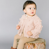 The Blueberry Hill Popcorn Cardigan - Rose