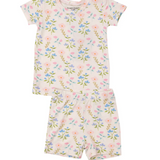 Angel Dear Simple Pretty Floral Short Loungewear Set