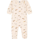 Petit Bateau Figounou Size Zip Printed Footie