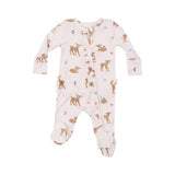 Angel Dear Soft Deer - 2 Way Ruffle Zipper Footie