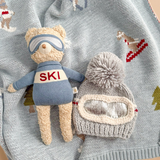 The Blueberry Hill  Organic Ski Baby Blanket