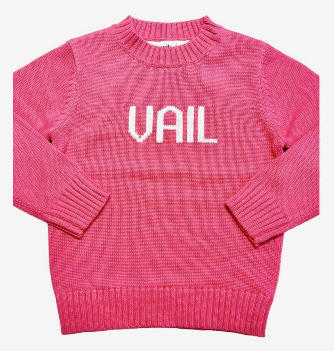 Ellsworth & Ivey Kids Vail Crewneck - Hot Pink/Ivory Skipper & Scout 