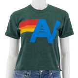 Aviator Nation Logo Boyfriend Tee - Forest