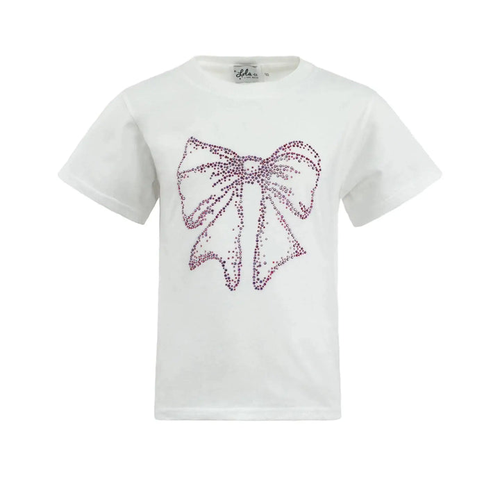 Lola & the Boys Crystal Bow Tee Skipper & Scout 