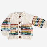 The Blueberry Hill Rainbow Stripe Cardigan