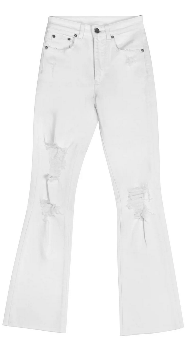 KatiejNYC LA White Stretch Jeans Skipper & Scout 