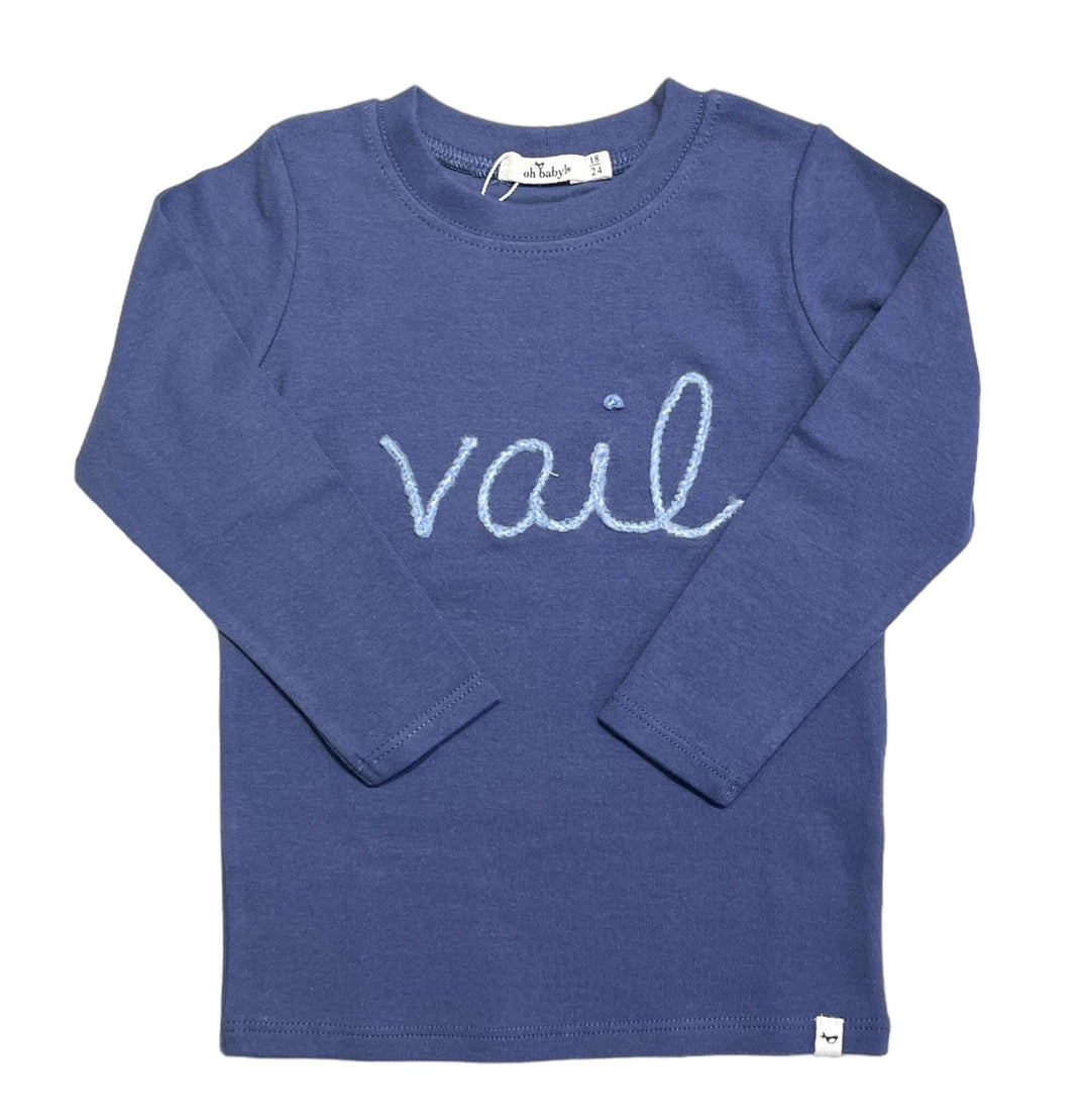 Oh Baby! LS Vail Tee - Denim Skipper & Scout 