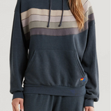 Aviator Nation Wave Stripe 4 Pullover Hoodie Relaxed