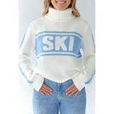 Ellsworth & Ivey Retro Ski Cropped Turtleneck