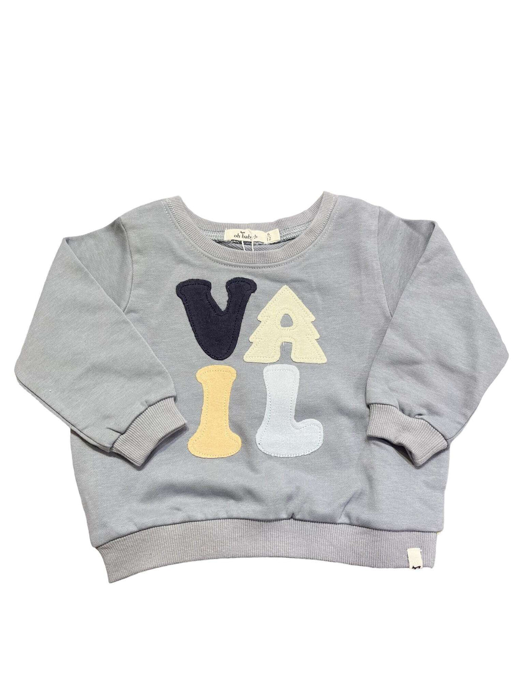 Oh Baby! Vail Sweatshirt - Fog Skipper & Scout 