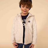 Petit Bateau Lo Quilted Zip Up Hoodie