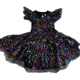 Lola & the Boys Shining Rainbow Star Tulle Dress