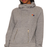 Aviator Nation Bolt Ninja Pullover - Heather Grey