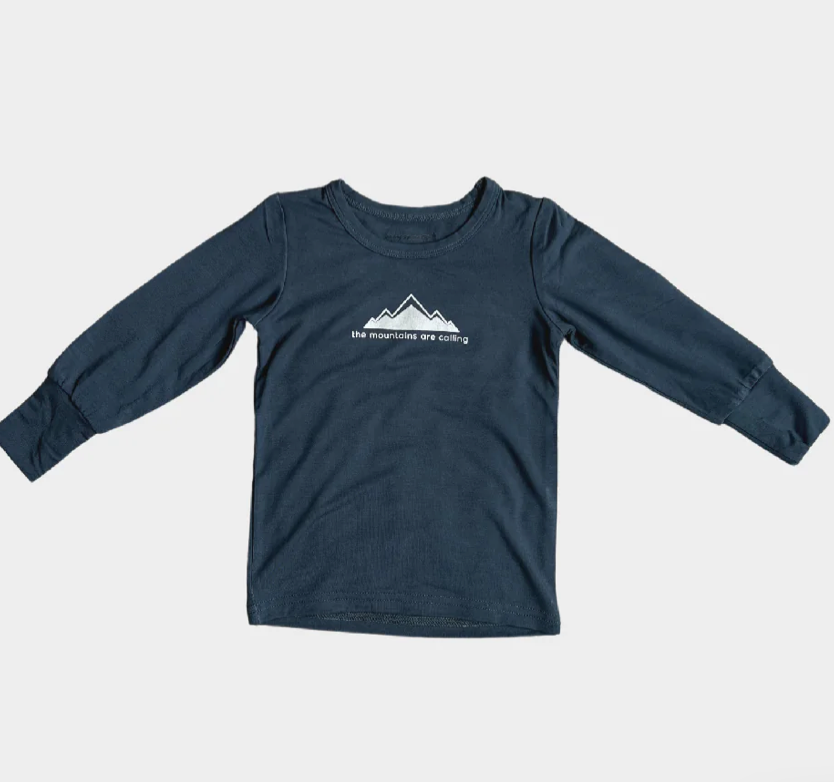 babysprouts The Mountains Are Calling LS Tee Skipper & Scout 