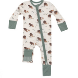 Angel Dear Bison Families  2 Way Zipper Romper