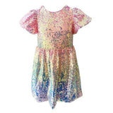 Lola & the Boys Sequin Ombre Dress
