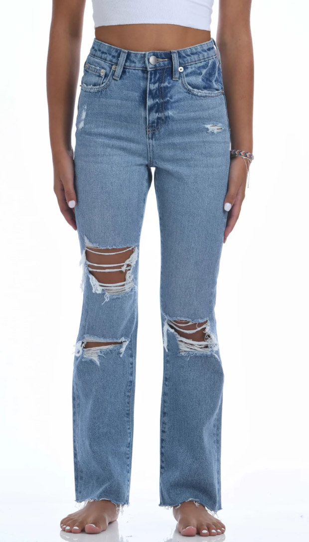 KatiejNYC LA Distressed Stretch Jeans Skipper & Scout 