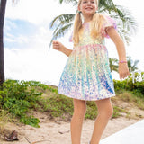 Lola & the Boys Sequin Ombre Dress