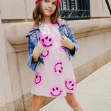 Lola & the Boys Happy Emoji Dress