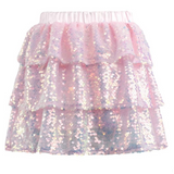 Lola & the Boys Iridescent Shimmer Sequin Skirt