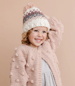The Blueberry Hill Popcorn Cardigan - Rose Skipper & Scout 