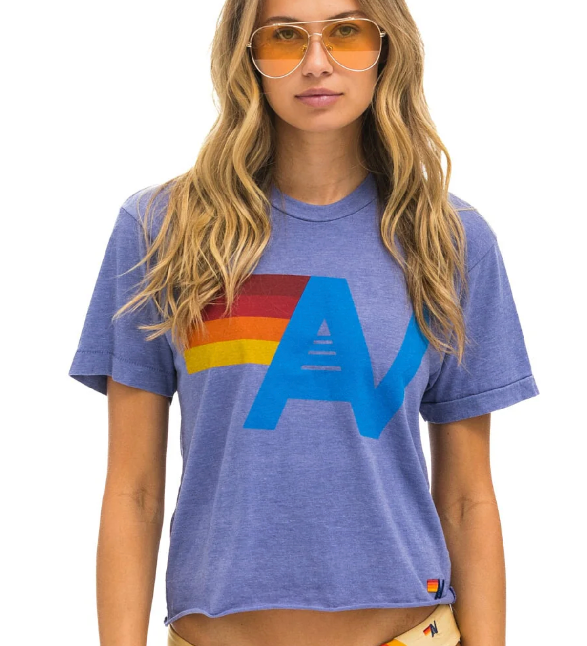 Aviator Nation Logo Boyfriend Tee